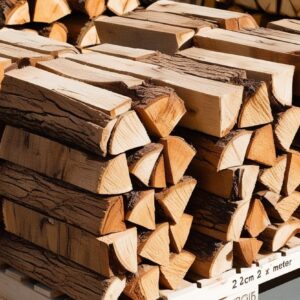 Leña seca de 40 cm, roble y haya, 2 m³ (2,4 metros cúbicos de leña)