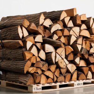 Leña seca de 40 cm, roble y haya, 2 m³ (2,4 metros cúbicos de leña)