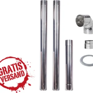 Kit de chimenea inoxidable Ø130 mm – AISI 304