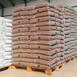 Pellets de madera Badger Premium – Palé de 65 sacos de 15 kg