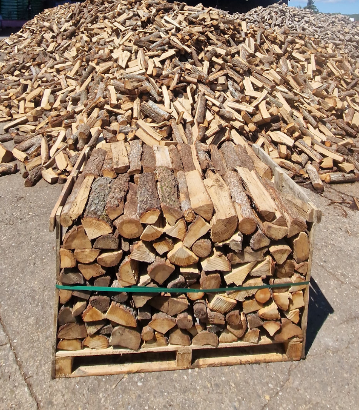 palet de leña de roble