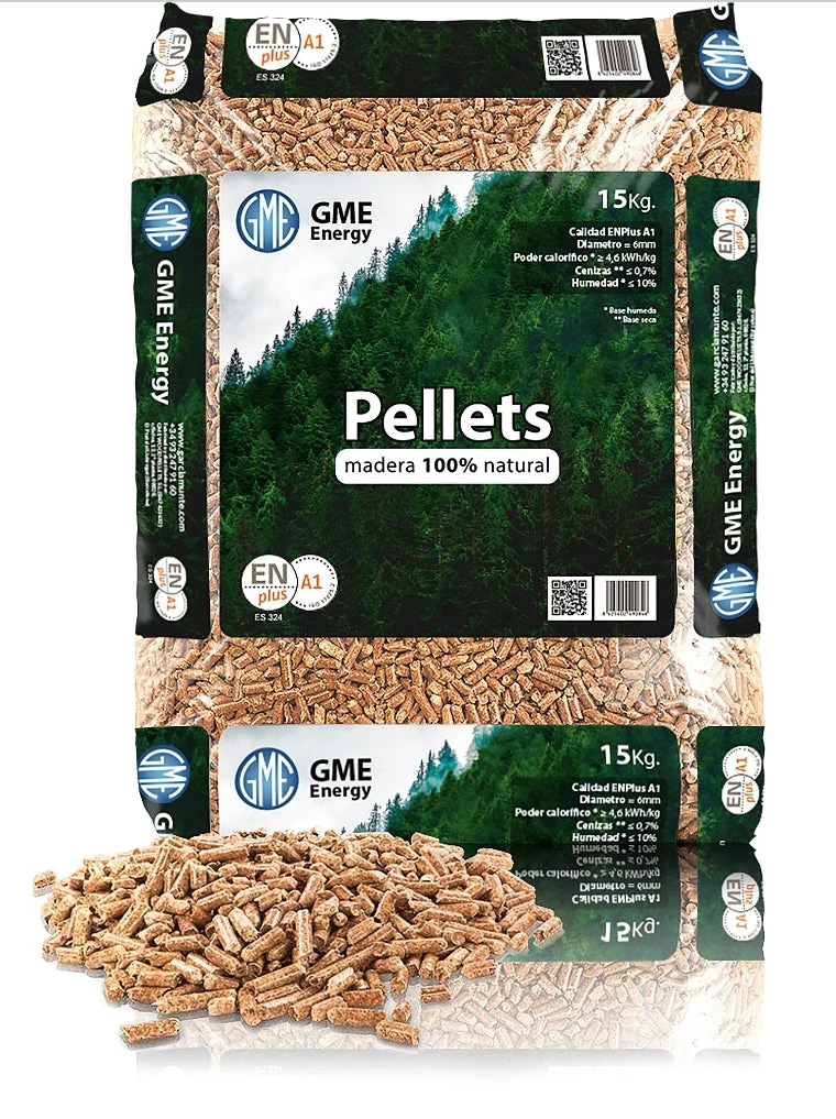 palet de 77 sacos de pellet gme woodpellet