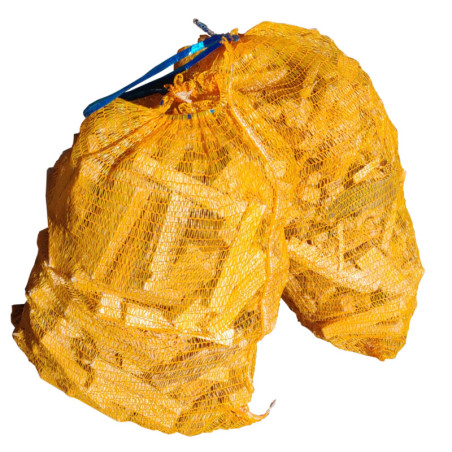 palé de 80 redes de 25 dm3 de leña