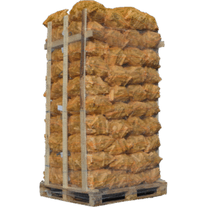 Palé de 80 redes de 25 dm3 de leña