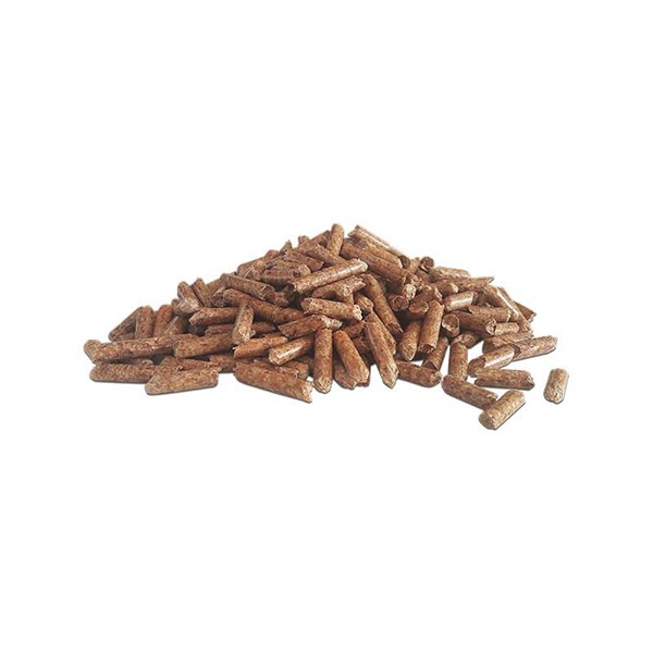 palé de pellets de madera crepito premium con 72 sacos de 15 kg cada uno.